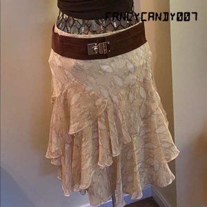 Lauren Ralph Lauren Tied Zipper Waist 16W Tan Mu Beige